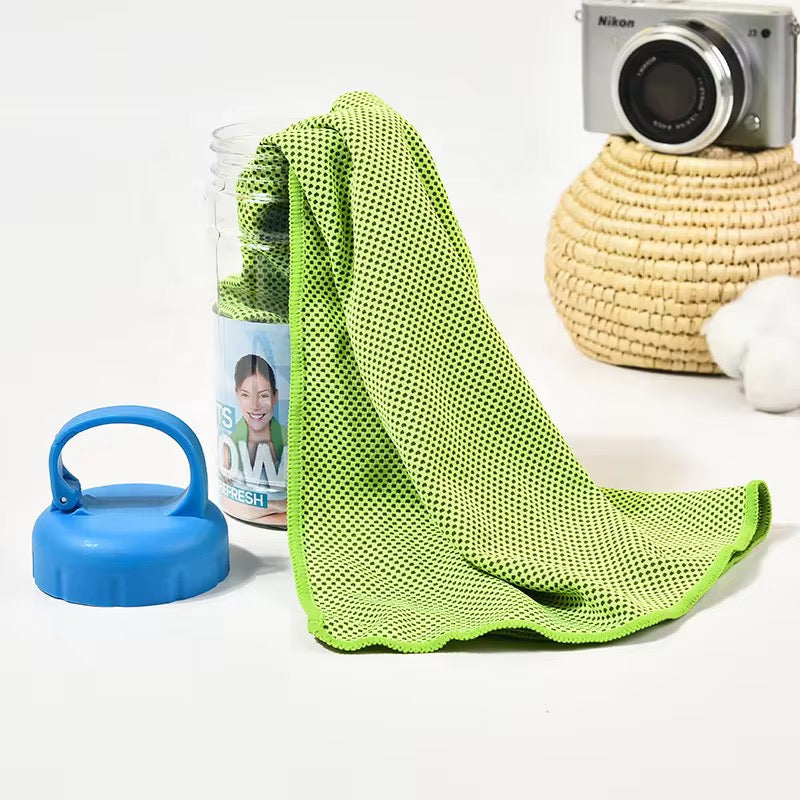Cooling Towel (30x90cm) with Bottle